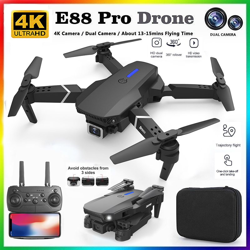 Drone Camera Night Vision - Новый профессиональный квадрокоптер E88 2026 года