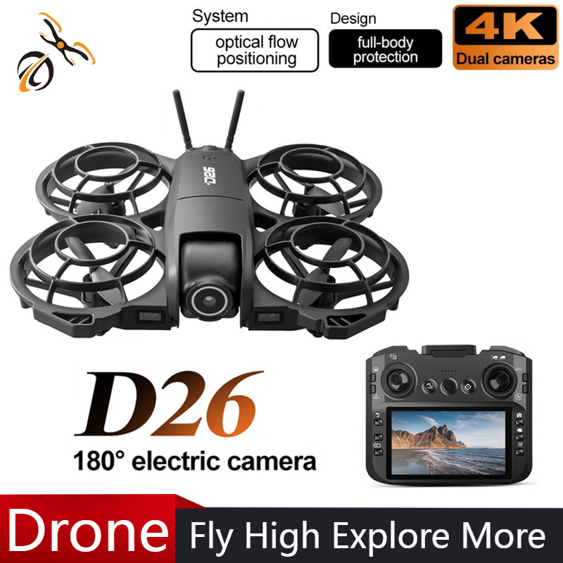 Drone Camera Hd - Дрон D26 4K Aerial HD 180
