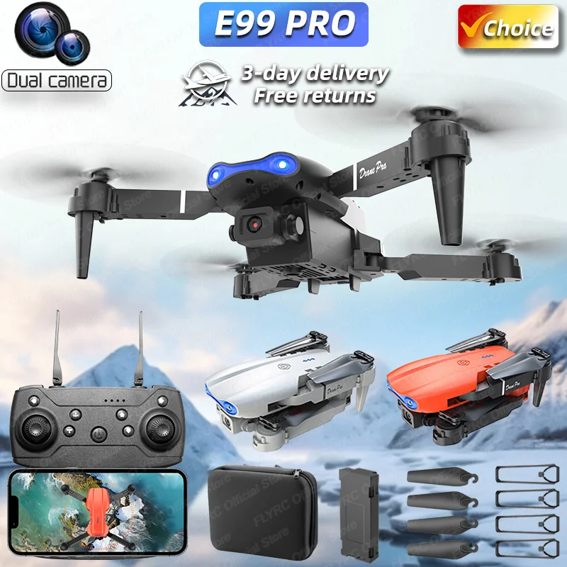 Мини E99Pro Складной радиоупра – обзор и цена Drone Camera Wide Angle