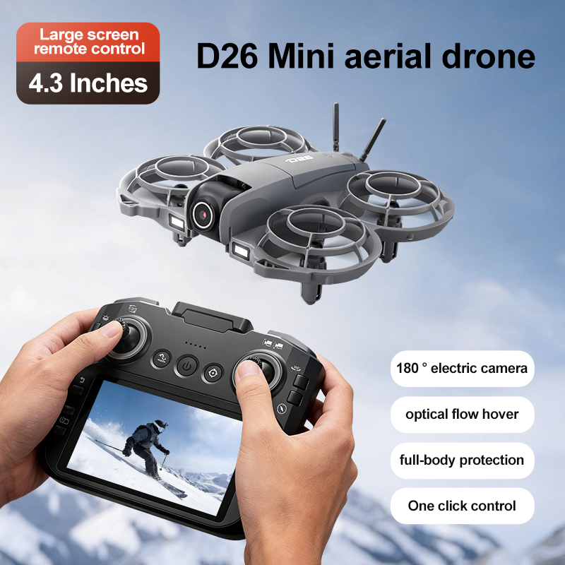Дрон D26 4K Aerial HD 180 °    – обзор и цена Drone Camera Hd