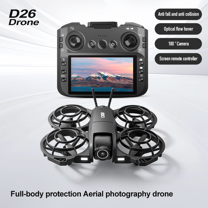 Дрон D26 4K Aerial HD 180 °    – обзор и цена Drone Camera Hd